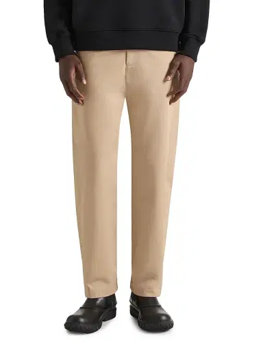 Givenchy Men's Fitted Chino Trousers in Cotton - Beige | Thumbnail 4 Givenchy Men's Fitted Chino Trousers in Cotton - Beige | Thumbnail 4