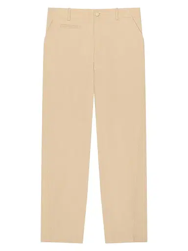 Givenchy Men's Fitted Chino Trousers in Cotton - Beige | Thumbnail 1 Givenchy Men's Fitted Chino Trousers in Cotton - Beige | Thumbnail 1
