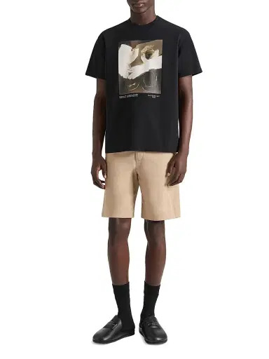 Givenchy Men's Chino Bermuda Shorts in Cotton - Beige | Thumbnail 2 Givenchy Men's Chino Bermuda Shorts in Cotton - Beige | Thumbnail 2