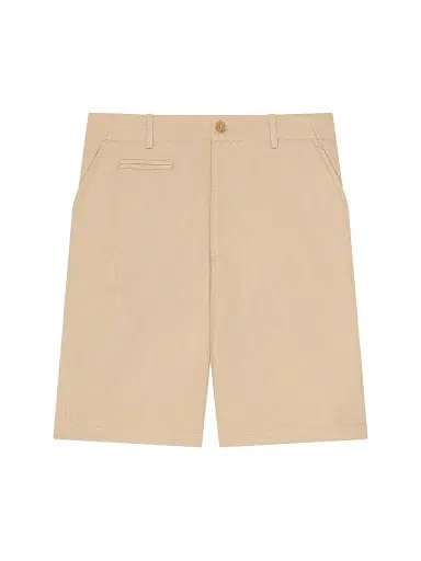 Givenchy Men's Chino Bermuda Shorts in Cotton - Beige | Thumbnail 1 Givenchy Men's Chino Bermuda Shorts in Cotton - Beige | Thumbnail 1