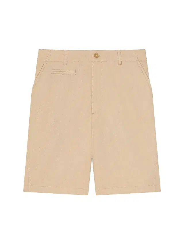 Men's Chino Bermuda Shorts in Cotton - Beige Men's Chino Bermuda Shorts in Cotton - Beige