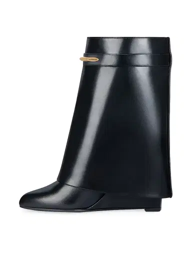 Givenchy Women's Shark Ankle Boots in Leather - Black | Thumbnail 3 Givenchy Women's Shark Ankle Boots in Leather - Black | Thumbnail 3