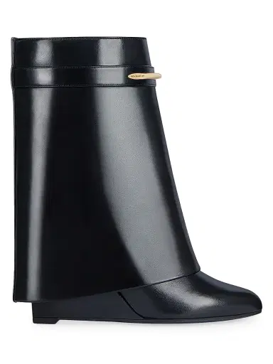 Givenchy Women's Shark Ankle Boots in Leather - Black | Thumbnail 1 Givenchy Women's Shark Ankle Boots in Leather - Black | Thumbnail 1