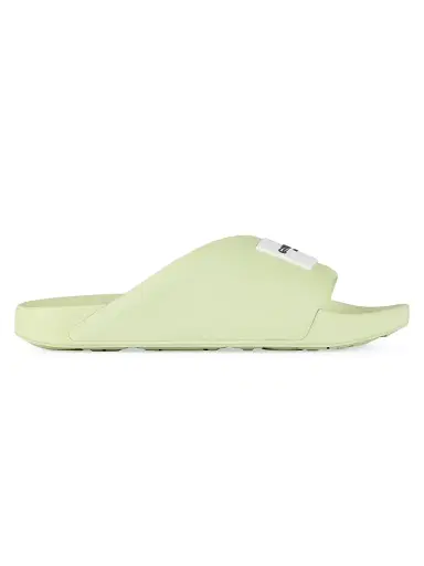 Givenchy Men's Label Slide Flat Mules in Rubber - Pale Green | Thumbnail 1 Givenchy Men's Label Slide Flat Mules in Rubber - Pale Green | Thumbnail 1