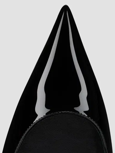 Christian Louboutin Women's Miss Z 120MM Patent Leather Pumps - Black - Size 11.5 | Thumbnail 4 Christian Louboutin Women's Miss Z 120MM Patent Leather Pumps - Black - Size 11.5 | Thumbnail 4