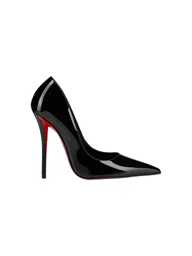 Christian Louboutin Women's Miss Z 120MM Patent Leather Pumps - Black - Size 11.5 | Thumbnail 1 Christian Louboutin Women's Miss Z 120MM Patent Leather Pumps - Black - Size 11.5 | Thumbnail 1