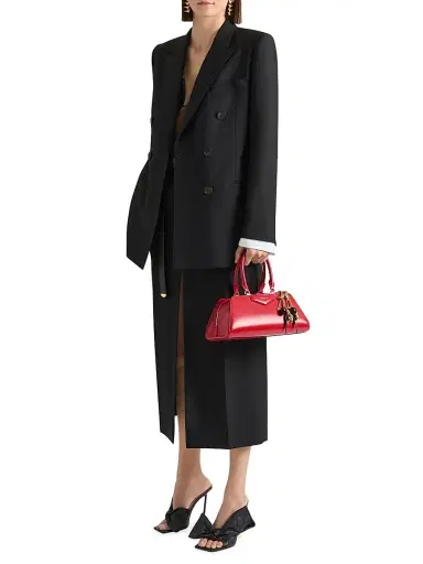Givenchy Women's Antigona Cube East-West Top Handle Bag - Vermillion | Thumbnail 2 Givenchy Women's Antigona Cube East-West Top Handle Bag - Vermillion | Thumbnail 2