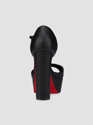 Christian Louboutin Women's Sandaloo 130MM Heels - Black | Thumbnail 3 Christian Louboutin Women's Sandaloo 130MM Heels - Black | Thumbnail 3