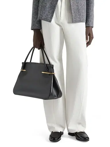 Givenchy Women's Large Pinch Top Handle Bag in Leather - Black | Thumbnail 2 Givenchy Women's Large Pinch Top Handle Bag in Leather - Black | Thumbnail 2