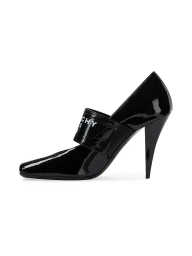 Givenchy Women's Sliced Square Tape Pumps in Patent Leather | Thumbnail 3 Givenchy Women's Sliced Square Tape Pumps in Patent Leather | Thumbnail 3