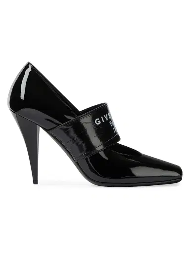 Givenchy Women's Sliced Square Tape Pumps in Patent Leather | Thumbnail 1 Givenchy Women's Sliced Square Tape Pumps in Patent Leather | Thumbnail 1