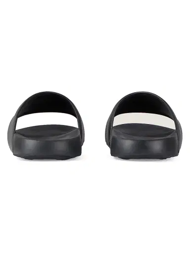 Givenchy Men's Label Slide Flat Mules in Rubber - Black | Thumbnail 4 Givenchy Men's Label Slide Flat Mules in Rubber - Black | Thumbnail 4