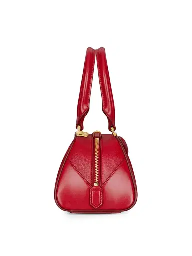 Givenchy Women's Mini Antigona Cube East-West Top Handle Bag - Vermillon | Thumbnail 2 Givenchy Women's Mini Antigona Cube East-West Top Handle Bag - Vermillon | Thumbnail 2