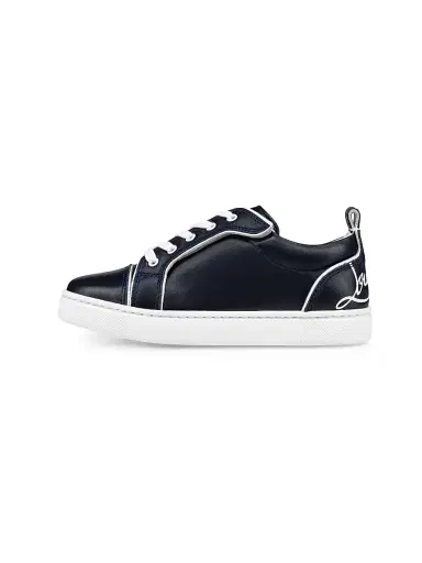 Christian Louboutin Little Kid's & Kid's Funnyto Sneakers - Blue 1.5 (Child) | Thumbnail 3 Christian Louboutin Little Kid's & Kid's Funnyto Sneakers - Blue 1.5 (Child) | Thumbnail 3