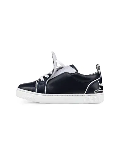 Christian Louboutin Little Kid's & Kid's Funnyto Sneakers - Blue 1.5 (Child) | Thumbnail 4 Christian Louboutin Little Kid's & Kid's Funnyto Sneakers - Blue 1.5 (Child) | Thumbnail 4