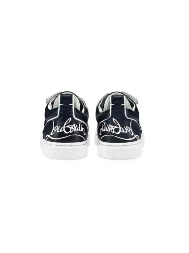 Christian Louboutin Little Kid's & Kid's Funnyto Sneakers - Blue 1.5 (Child) | Thumbnail 5 Christian Louboutin Little Kid's & Kid's Funnyto Sneakers - Blue 1.5 (Child) | Thumbnail 5