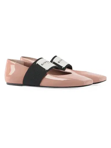 Givenchy Women's Sliced Square Ballerinas in Patent Leather | Thumbnail 2 Givenchy Women's Sliced Square Ballerinas in Patent Leather | Thumbnail 2