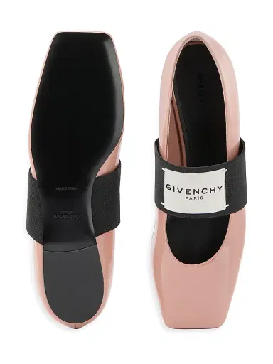 Givenchy Women's Sliced Square Ballerinas in Patent Leather | Thumbnail 4 Givenchy Women's Sliced Square Ballerinas in Patent Leather | Thumbnail 4