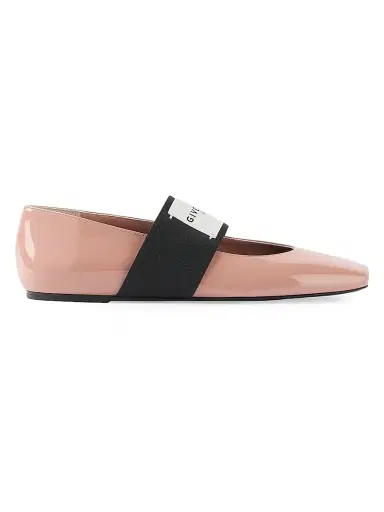 Givenchy Women's Sliced Square Ballerinas in Patent Leather | Thumbnail 1 Givenchy Women's Sliced Square Ballerinas in Patent Leather | Thumbnail 1