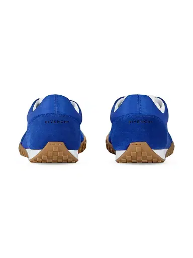 Givenchy Men's Glide Sneakers in Nylon and Suede - Electric Blue | Thumbnail 4 Givenchy Men's Glide Sneakers in Nylon and Suede - Electric Blue | Thumbnail 4