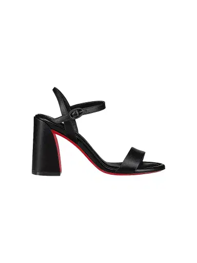 Christian Louboutin Women's Miss Jane 85MM Leather Sandals | Thumbnail 1 Christian Louboutin Women's Miss Jane 85MM Leather Sandals | Thumbnail 1