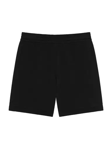 Givenchy Men's Bermuda Shorts in Fleece with Paris Gros Grain - Black | Thumbnail 1 Givenchy Men's Bermuda Shorts in Fleece with Paris Gros Grain - Black | Thumbnail 1