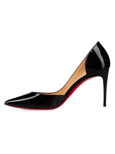Christian Louboutin Women's Iriza 85MM Patent Leather Pumps - Black - Size 13 | Thumbnail 3 Christian Louboutin Women's Iriza 85MM Patent Leather Pumps - Black - Size 13 | Thumbnail 3