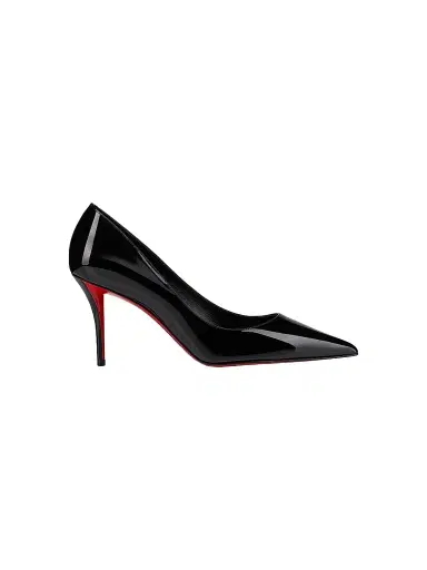 Christian Louboutin Women's Miss Z 80MM Patent Leather Pumps - Black | Thumbnail 1 Christian Louboutin Women's Miss Z 80MM Patent Leather Pumps - Black | Thumbnail 1