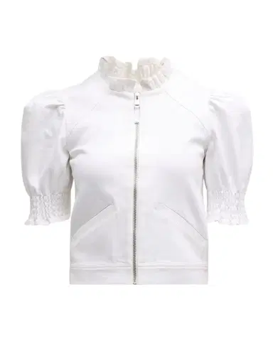 Cinq a Sept Anabella Short-Sleeve Zip-Front Jacket | Thumbnail 1 Cinq a Sept Anabella Short-Sleeve Zip-Front Jacket | Thumbnail 1