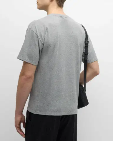 Saint Laurent Men's YSL Pique T-Shirt | Thumbnail 3 Saint Laurent Men's YSL Pique T-Shirt | Thumbnail 3