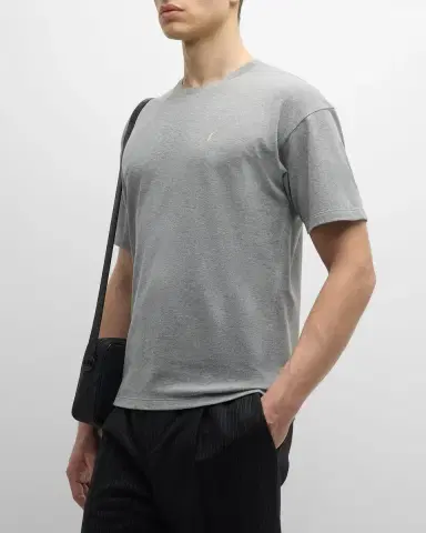 Saint Laurent Men's YSL Pique T-Shirt | Thumbnail 4 Saint Laurent Men's YSL Pique T-Shirt | Thumbnail 4