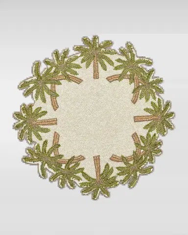 Kim Seybert Oasis Beaded Placemat | Thumbnail 2 Kim Seybert Oasis Beaded Placemat | Thumbnail 2