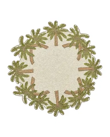 Kim Seybert Oasis Beaded Placemat | Thumbnail 1 Kim Seybert Oasis Beaded Placemat | Thumbnail 1