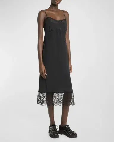 Simone Rocha Lace-Trim Slip Dress | Thumbnail 2 Simone Rocha Lace-Trim Slip Dress | Thumbnail 2