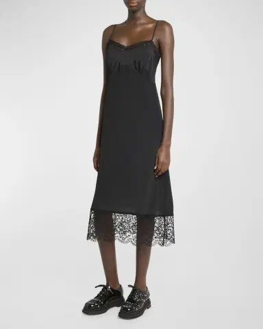 Simone Rocha Lace-Trim Slip Dress | Thumbnail 3 Simone Rocha Lace-Trim Slip Dress | Thumbnail 3