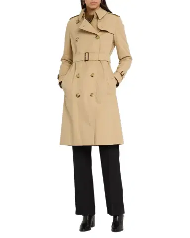 Burberry Kensington Organic Belted Double-Breasted Long Trench Coat | Thumbnail 1 Burberry Kensington Organic Belted Double-Breasted Long Trench Coat | Thumbnail 1