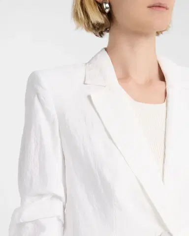 Cinq a Sept Tumbled Woven Khloe Blazer | Thumbnail 5 Cinq a Sept Tumbled Woven Khloe Blazer | Thumbnail 5
