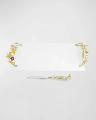 Michael Aram Wildflowers Cheeseboard with Knife | Thumbnail 2 Michael Aram Wildflowers Cheeseboard with Knife | Thumbnail 2