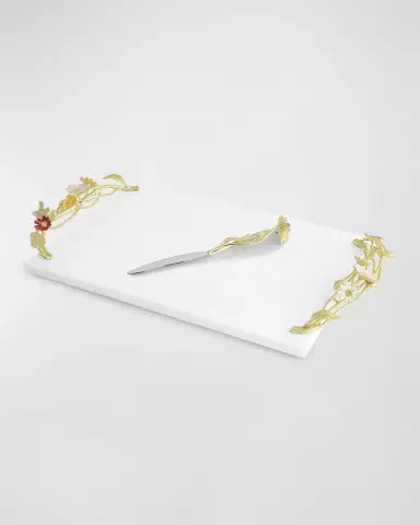 Michael Aram Wildflowers Cheeseboard with Knife | Thumbnail 3 Michael Aram Wildflowers Cheeseboard with Knife | Thumbnail 3