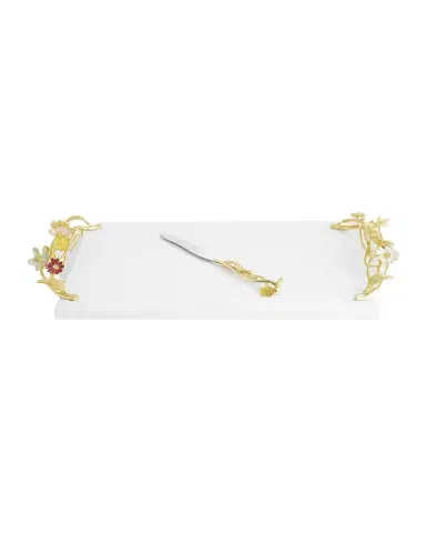 Michael Aram Wildflowers Cheeseboard with Knife | Thumbnail 1 Michael Aram Wildflowers Cheeseboard with Knife | Thumbnail 1