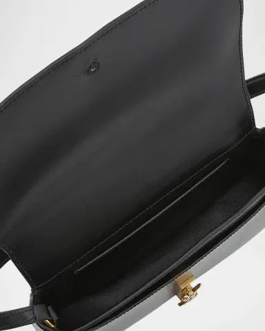 Saint Laurent Voltaire Mini YSL Flap Leather Shoulder Bag | Thumbnail 3 Saint Laurent Voltaire Mini YSL Flap Leather Shoulder Bag | Thumbnail 3