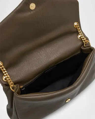 Saint Laurent Calypso Large YSL Shoulder Bag in Leather | Thumbnail 2 Saint Laurent Calypso Large YSL Shoulder Bag in Leather | Thumbnail 2