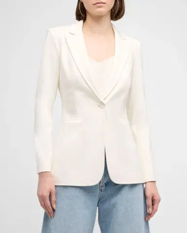 ALICE + OLIVIA Breann Long Fitted Blazer | Thumbnail 4 ALICE + OLIVIA Breann Long Fitted Blazer | Thumbnail 4