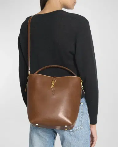 Saint Laurent Le 37 YSL Bucket Bag in Smooth Leather | Thumbnail 3 Saint Laurent Le 37 YSL Bucket Bag in Smooth Leather | Thumbnail 3