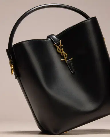 Saint Laurent Le 37 YSL Bucket Bag in Smooth Leather | Thumbnail 4 Saint Laurent Le 37 YSL Bucket Bag in Smooth Leather | Thumbnail 4