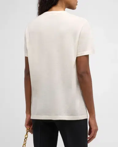 Co Cashmere Short-Sleeve T-Shirt | Thumbnail 3 Co Cashmere Short-Sleeve T-Shirt | Thumbnail 3