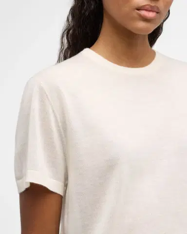 Co Cashmere Short-Sleeve T-Shirt | Thumbnail 5 Co Cashmere Short-Sleeve T-Shirt | Thumbnail 5