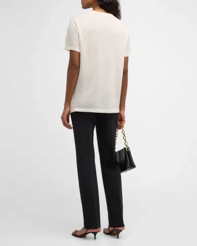Co Cashmere Short-Sleeve T-Shirt | Thumbnail 6 Co Cashmere Short-Sleeve T-Shirt | Thumbnail 6