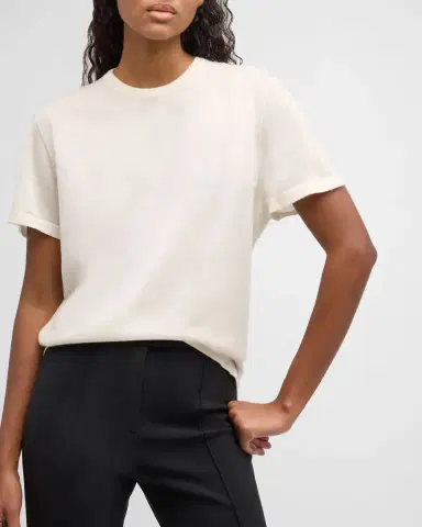 Co Cashmere Short-Sleeve T-Shirt | Thumbnail 7 Co Cashmere Short-Sleeve T-Shirt | Thumbnail 7