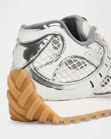 Bottega Veneta Men's Orbit Technical Fishnet Sneakers | Thumbnail 5 Bottega Veneta Men's Orbit Technical Fishnet Sneakers | Thumbnail 5